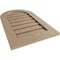 Ekena Millwork Timberthane Rough Cedar Round Top Faux Wood Non-Functional Gable Vent, Primed Tan, 30"W x 36"H GVURRT30X36DRCPR - alternate 2